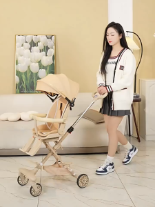 SG ⚡️Ready stock⚡️Baby Stroller Lightweight Kids Stroller Foldable Travel Stroller 360 Rotation Can Sit and Lie down