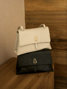 bampo | Top Layer Cowhide Satchel Bag Small
