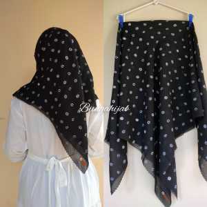 Segi Empat Polkadot Voal Super Premium