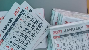 2027 Magnetic Calendar with Strong Magnetic Backing for Fridge Use in Kitchen