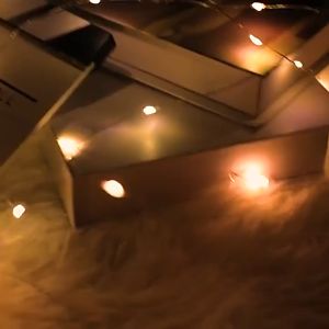 LED string lights copper wire lights outdoor led string lights room wall led string lights decorative lights gift box light string decoration