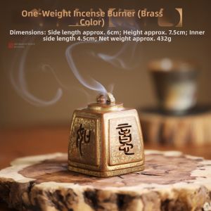 Bronze Incense Burner Home Desk Decor