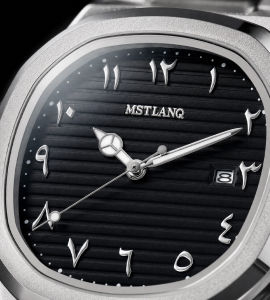 POEDAGAR-MSTLANQ Mens Watch Arabic Dial Nautilus Series Leisure Business Waterproof Watch
