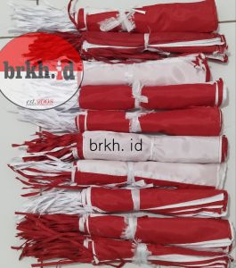 isi 100 pcs bendera merah putih kecil motor-mobil-sepeda-pawai