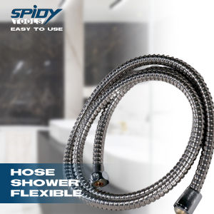Spidy Slang Hose Flexible Shower Mandi Drat 1/2inch Panjang 15M Selang Fleksibel Kepala Sower Pancuran Air