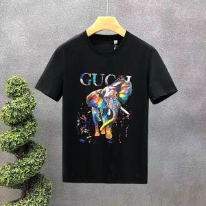 Naimo T-shirt Mens Short-sleeved Cartoon Pattern Printing Tide Brand Fashion Fashion All-match Youth Pure Cotton Large Size T-shirt