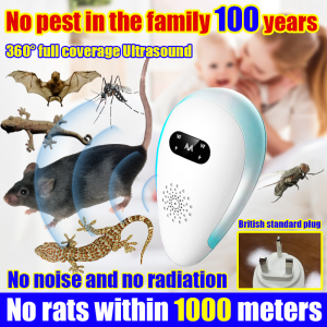 [No p in the family 100 years] pest reject ultrasonic Malaysia Plug Pest Repeller Control 360° full coverage Ultrasound Rat repellent ultrasonic  0 radiation No noise electronic ultrasonic mouse repellent mosquito repellent pest repeller anti mosquito