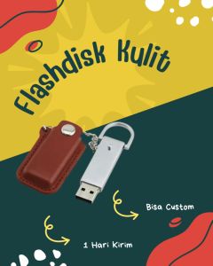 Flashdisk USB 2.0 Rantai Kulit 4GB 8GB 16GB 32GB Custom