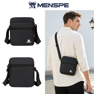 MENSPE Mens Shoulder Bag Casual Chest Bag Cross Body Bag Pouch Bag Casual Chest Bag Fashion Shoulder Bag Waterproof PU Leather Casual Sport Street Bag for Travel Outdoor
