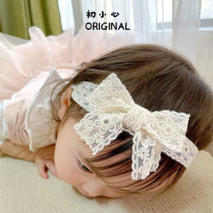 Baby Cute Princess Headwear South Korea Baby Girl Hair Accessories Summer Lace Lace Baby Hair Band Soft and Not Tight