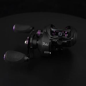 Reel Pancing Baitcasting Murah 7.2:1 12+1BB / Low Profile Baitcasting Fishing Reel / Penggulung Senar Pancing Tangan Handle Kanan - Kiri