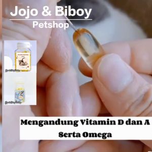 Minyak Ikan Vitamin Kucing Anjing Fish Liver Oil Premium Untuk Bulu dan Daya Tahan