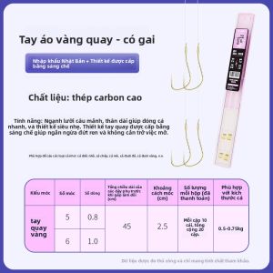 CHUANZE | Móc Đôi Dạng Cá Không Rối Sẵn Sử Dụng