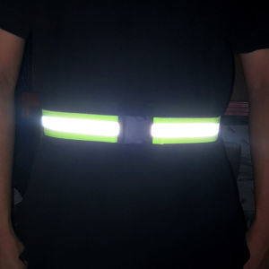 ZEO Reflective Bands for Running Cycling Reflector Vest Garterized Belt