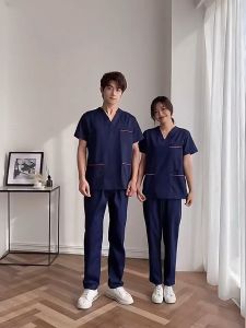 👍🏻【คุณภาพสูง】ชุดห้องผ่าตัด ชุดแพทย์ ชุดพยาบาล ชุดเข้าเวร ยืดและแห้งเร็ว ชุดสครับ เสื้อสครับ  (เสื้อ+กางเกง)