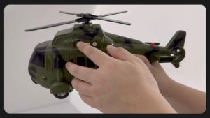 Toy - Advance Simulation Rescue Helicopter 🌟Light 🌟Sound 🌟Projector 🌟Inertia Ages 3+ (BFK54989)