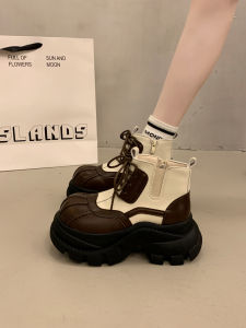 MIFULIAN | Thick Heel Retro English Style Ankle Boots