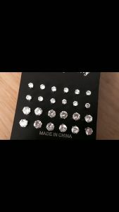 Anting Set Earring 12 Pasang: Aksesoris Anting Wanita Korea