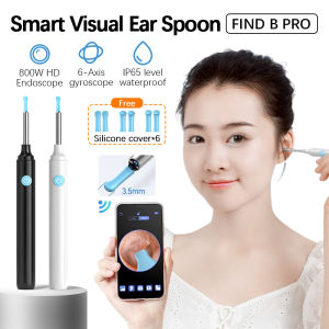 Youpin Smart Ear Pick Stick 500W/800W High Precision Endoscope Ear Scoop Ear Cleaner Tool IP65 Waterproof Smart Visual Earpick Mini Ear Camera