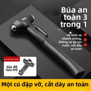 deli | búa phá kính ô tô Cây Búa Đa Năng Phá Kính Cứu Hộ