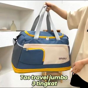 Techdoo Tas Travel Lipat Besar Tas Anti Air Fitness Gym Olahraga Travel Fold Bag Waterproof TTN101