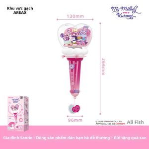 AREA-X | Đồ Chơi Xếp Hình Pom-Pom Kuromi và My Melody