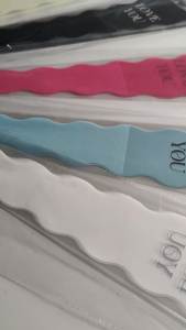 10PCS Love Single Flower Packaging Transparent Bag Waterproof Bouquet Packaging Bag wrapper bouquet thank you plastic bag