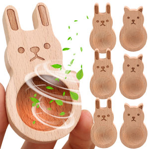Cute Cartoon Aroma Wood Diffuser Essential Oil Diffuser For Aromatherapy Cylinder Beech