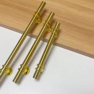 1PC/2PCS Modern Minimalist Two-Color Splicing Light Luxury European Style Wardrobe Door Handles Drawers Matched With Screws