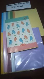 Sampul Buku Pelajaran Polos - Boxy 160 GSM