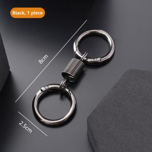 Creative Double Ring Keychain for Car and Motorcycle