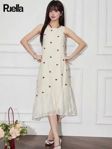 puella | Summer Sleeveless Cherry Dress