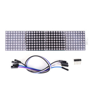 4 IN 1 Display Dot Matrix Module โมดูลควบคุม MAX7219 32X8 LED ควบคุมชิป