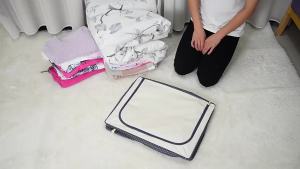 💯ส่งจากกรุงเทพฯ 💕กล่องเก็บของ กล่องผ้าโครงเหล็ก พับเก็บได้ วางซ้อนได้ อุปกรณ์จัดเก็บ