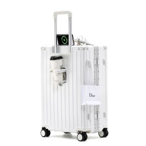 Airway Multi-Functional Luggage Womens Trolley Case Boarding Bag 20-Inch Large Capacity Luggage Case Password Suitcase 28-Inch Mens