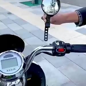 1 Cái 360 ° Gương Chiếu Hậu Xe Tay Ga Điện Có Thể Xoay Được Phụ Kiện Xe Đạp Mini Dành Cho Trẻ Em Tương Thích Với Xiaomi M365 M365 Pro