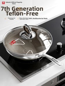 KBH | Titanium Non-stick Stainless Steel Wok