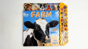Noisy Farm 20 Sounds Book For Kids To Learn Fun Facts & Farm Animals