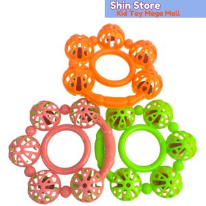 Xúc Xắc Lục Lạc Tròn - Đồ Chơi Cho Bé Tập Cầm Nắm Có Chuông Kêu