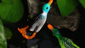 เหยื่อยาง - รูปลักษณ์ เป็ด หมอน การเติบโตกับเหยื่อปลอม ล่อเปล่า หรือล่อปลา ขนาด 1.2 กรอม คลายเป็ด ส่งอารมณ์