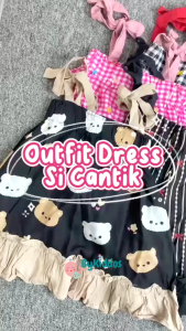 ByKiddos - Dress Natsumi Anak Perempuan Lokal / Summer Dress Anak Bahan Rayon Halus / Fashion Gaun Anak Feminim