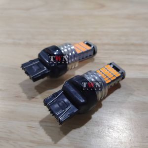 ไฟเลี้ยวกระพริบเร็ว LED 45 ชิพ จำนวน 1 คู่ DC12V. แสงสีส้มอำพัน สว่างมาก ส่งสินค้าจากไทย