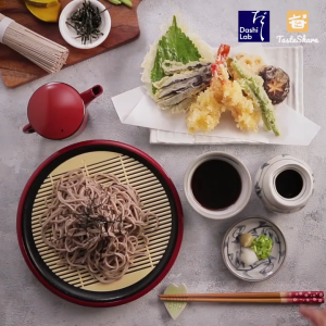 Mì Soba Kiều Mạch Matcha Trà Xanh OGAWA SEIMEN Chay Mặn Đều Dùng Được Màu Xanh Đẹp Mắt Thoảng Nhẹ Hương MatchaDASHI LAB 200g