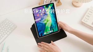 iPad Case 360 Rotatable Acrylic Protective For iPad 10.2 7/8/9th 10.9 Gen10Air4/5 Pro11 With Clear Pencil Holder And DIY Stickers Tablets Sleeve