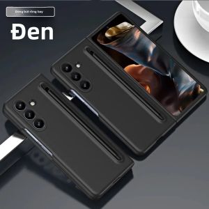 Ốp Điện Thoại Chống Sốc Mờ Cho Samsung Galaxy Z Fold - Vỏ Cứng Màu Trơn Với Khe Cắm S Pen Bảo Vệ Bút Cảm Ứng Tương Thích Với Z Fold 8 7 6 5 4 Ultra