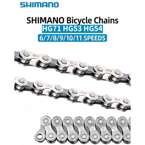 SHIMANO | Shimano HG71 HG53 HG54 HG95 6 7 8 9 10 11 Speed Hyperglide Chain for Mountain Road Folding Ebike Replacement Parts 112/116 Links