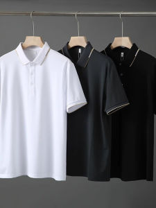 Áo Thun Polo Tay Ngắn Mùa Hè Cho Nam Thương Hiệu Truyền Thống Sợi Lụa Tay Ngắn Thường Ngày Công Sở Thoáng Khí Thoải Mái