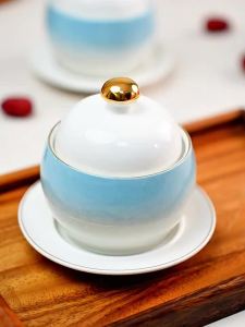 Round Ceramic Soup Bowl For Hotel Use