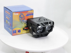 Three line motorcycle light mini spotlight motorcycle flashing light waterproof intelligent control outdoor lighting