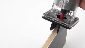 2-in-1 Slotting Bracket for 65mm Trimming Machine Concealed Joinery Jig with Scale Invisible Fastener Tool for Wardrobe Panels